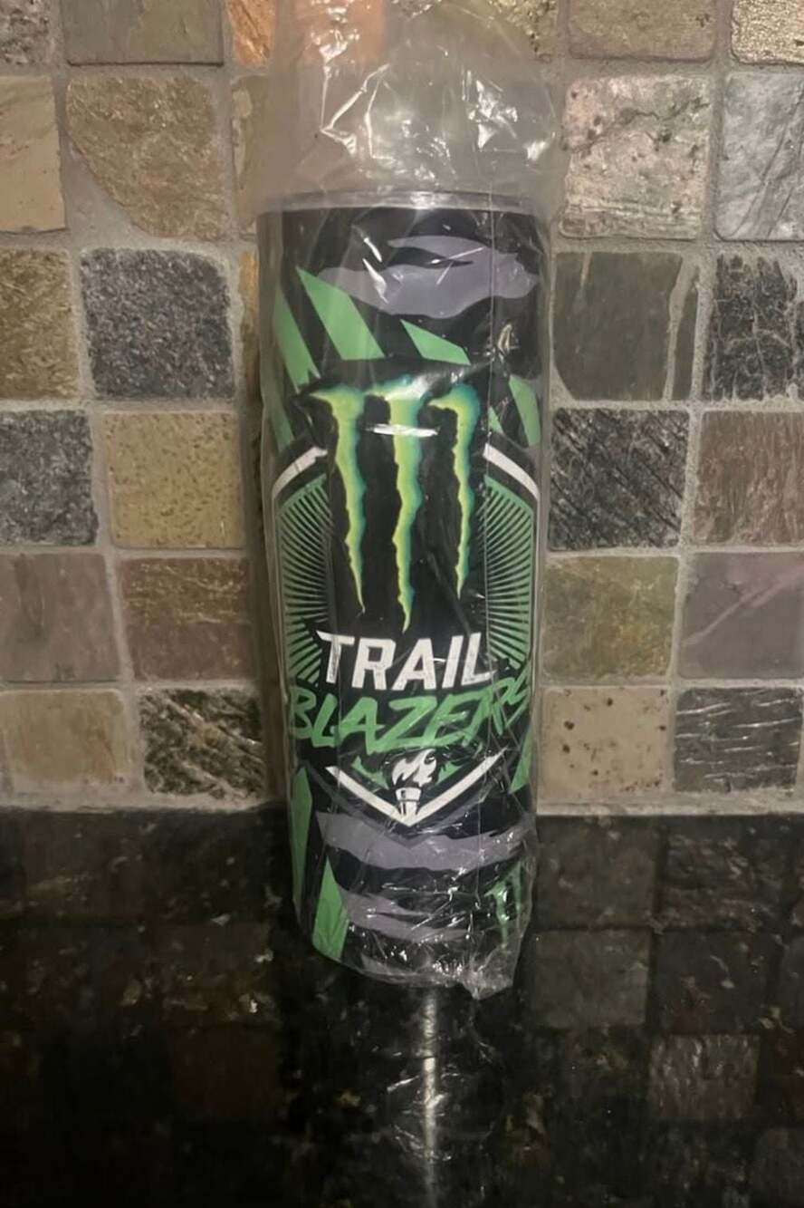 Monster Energy Trail Blazers Stainless Steel Tumbler with Straw